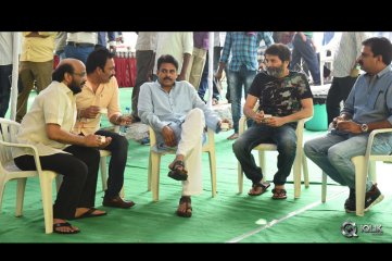 Pawan Kalyan and Trivikram New Movie Opening Photos